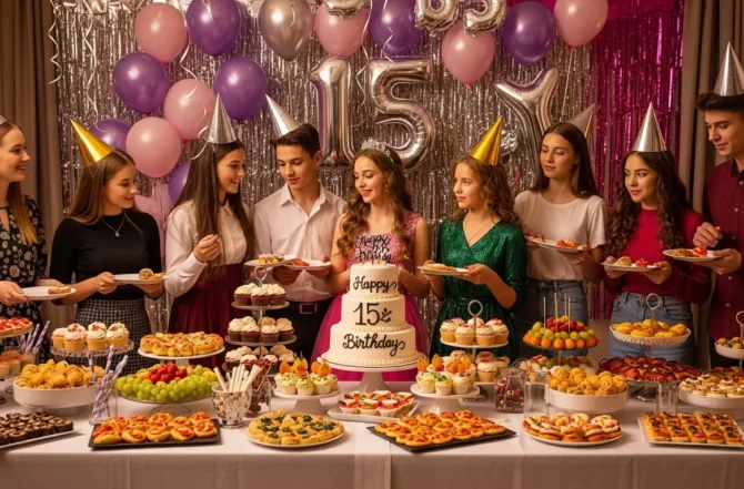 Buffet para Festa de 15 Anos​