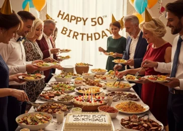 Buffet para Festa de 50 Anos​
