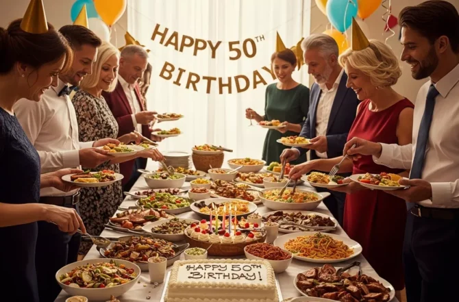 Buffet para Festa de 50 Anos​
