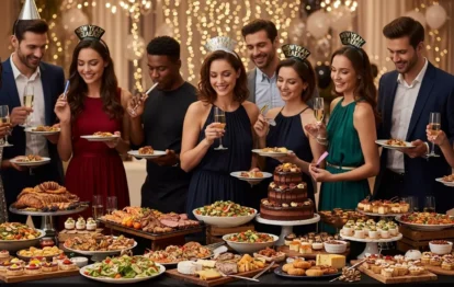 Buffet para Festa de Ano Novo​